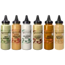 Spicy 6 pack Terrapin Ridge Squeeze Bottles