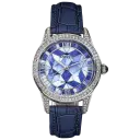 Silver/Blue