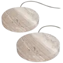 2-Pack Single - Wood Marble