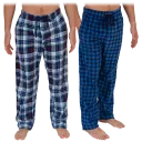 White/Blue Plaid & Blue Check