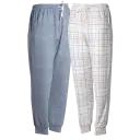 Relaxed, comfortable fit with adjustable drawstring elastic waistband
