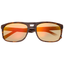 Brown Tortoise/Yellow-Red
