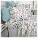 Aqua Pink Floral