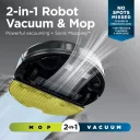 2 in 1 vacuum and sonic mopping for deeper, more efficient floor cleaning.