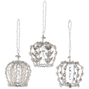 Set of 3 Hollis Crown Ornaments