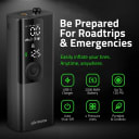 Convenient USB-C charging with a 2000mAh battery