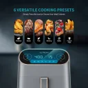 6 preset cooking modes for quick, easy meals at the touch of a button