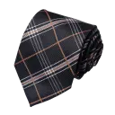 Charcoal Brown Check