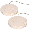 2-Pack Single - Cream Marble