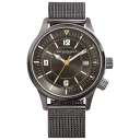Gunmetal Case w/ Green Dial on Gunmetal Bracelet