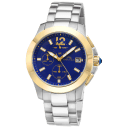 Silver/Gold with Blue