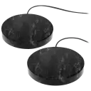 2-Pack Single - Black Marble