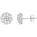 Unique Designs 1/10 Carat TW Lab Grown Diamond Stud Earrings