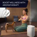 Add your own essential oils to the pad for instant aromatherapy