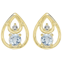 Blue Topaz - White Topaz