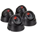 4-Pack: Indoor/Outdoor Dummy Dome Camera