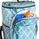 Front zippered pocket offers quick access to frequently used items