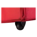 Smooth-rolling wheels are attached to the bag, enabling you to roll it around as you fill it up or decorate the house.