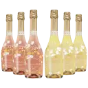 6 Bottles (3 White + 3 Rosé)