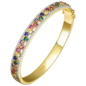 The Multi-Colored Bangle Bracelet