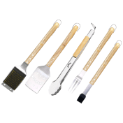 Jim Beam 5-Piece Grill Tool Set