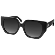 AQS Mimi Oversized Sunglasses (Black)