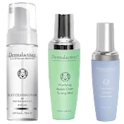 Dermalactives Glow Basics Foam, Toning Mist & Moisturizer Set