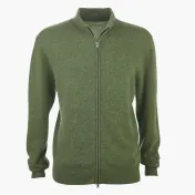 Washable Cashmere Full Zip Mens