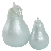 Paquete de 2: Luminarias en Forma de Pera Tallada de Candle Impressions