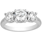 The Three-Stone Lab-Grown Diamond Ring