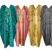 Winlar Caftán Maxi Estampado