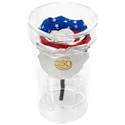 The Short-Stemmed Stars & Stripes Preserved Rose