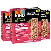36-Pack: KIND Seeds Fruit & Nuts Strawberry Sunflower Seed Bars