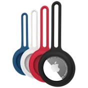 4-Pack: Hypergear AirCover Silicone Loop for AirTag (Multi-Color)