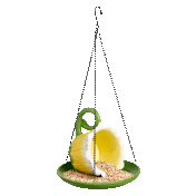 Plow & Hearth Comedero Para Pájaros en Forma de Taza de Té Floral