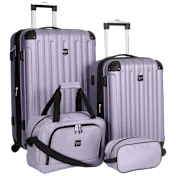 Travelers Club Midtown Hardside 4-Piece Luggage Travel Set