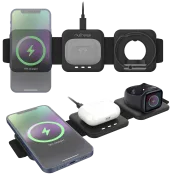Paquete de 2: MyCharge Base de Carga Inalámbrica 3 en 1