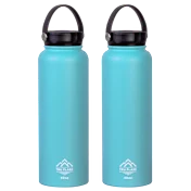 2-Pack: Tru Flask 40oz Insulated Bottles