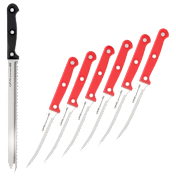 Juego de 6 Cuchillos para Bistec Ginsu Kiso y Rebanador Original