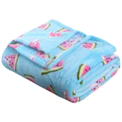 Luxury Home Ultra Soft Novelty Fun Micro Plush Throw Blanket