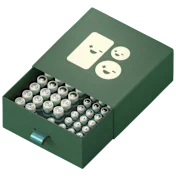 46-Piece Better Battery Co. Alkaline Battery Variety Pack