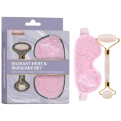 Set de Cuidado de la Piel: Mascarilla Ocular con Perlas Refrescantes de Seebo...