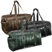 The Quilted Metallic 22-Inch Carryall