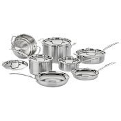 Cuisinart Multiclad Pro 12-Piece Triple-Ply Cookware Set