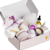 The Lavender Bath Bomb and Shower Steamer Gift Box