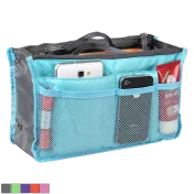 The 13-Pocket Travel Handbag Organizer