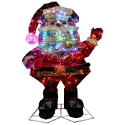 The Prismatic Light-Up Santa Claus Decoration