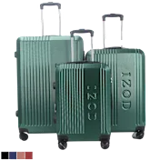 IZOD Zane 3-Piece Expandable ABS Luggage Set