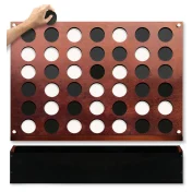 The Giant Wall-Mounted 4-in-a-Row Game