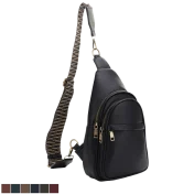 Malibu Skye Hannah Double Compartment Sling with Webbing Strap
